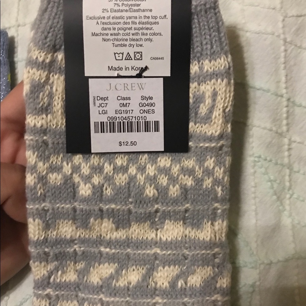 Bundle of 4 J.Crew Socks Womens One Size NWT - Picture 4 of 6